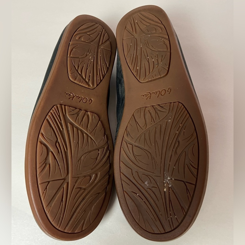 Olukai Nohea Nubuck Leather Slip On Loafer Black Size 6 - Picture 7 of 11